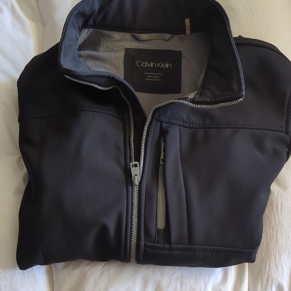 Calvin Klein Men's Black Lightweight Softshell Jacket